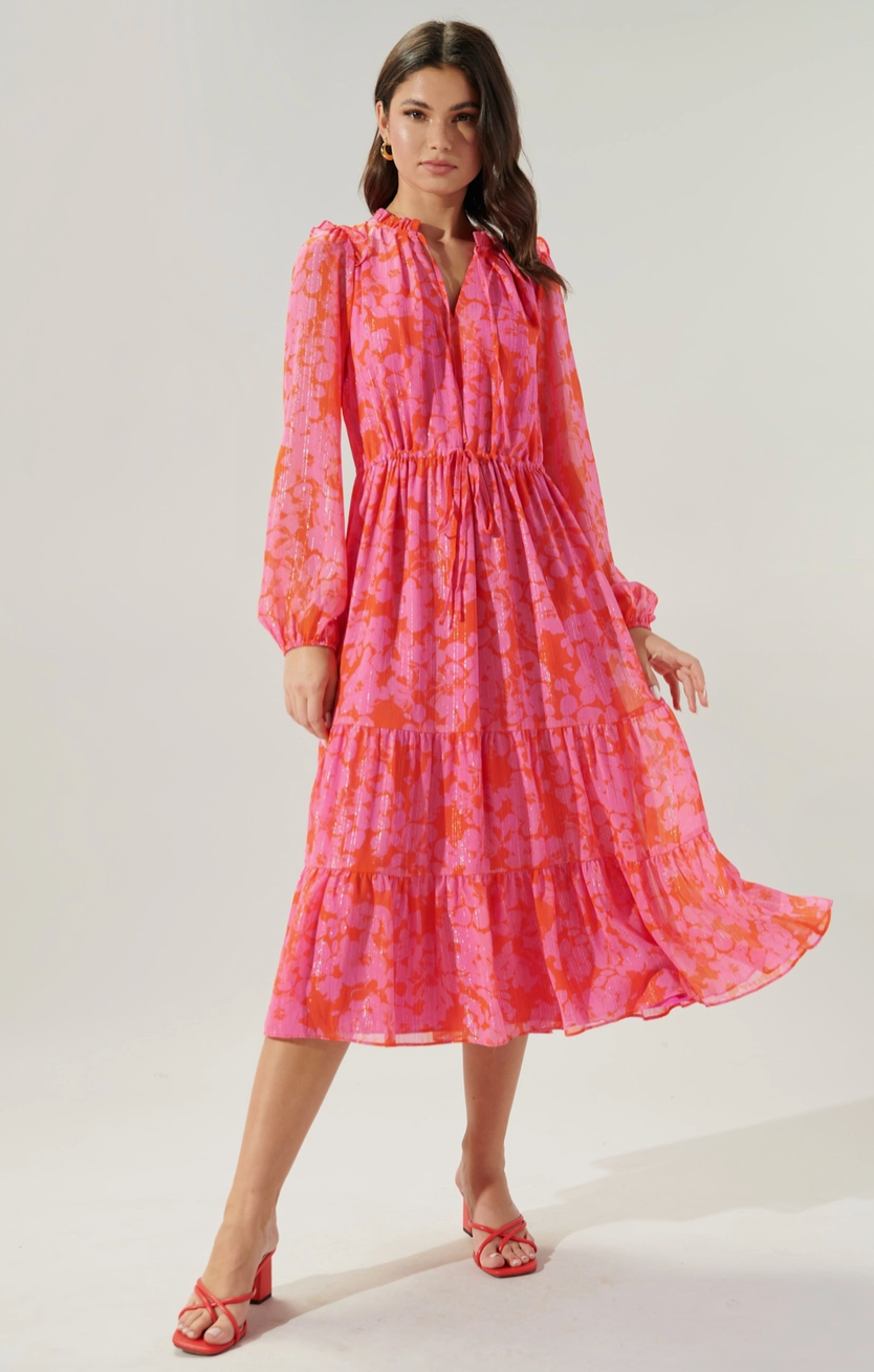 SUGARLIPS CAROLINA REAPER KRISTEN MIDI DRESS