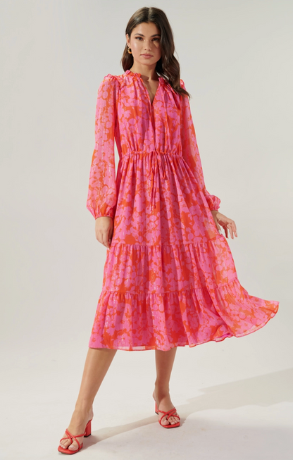 SUGARLIPS CAROLINA REAPER KRISTEN MIDI DRESS
