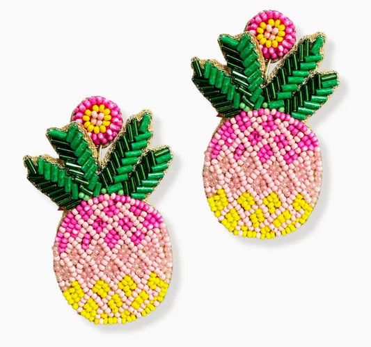 VIV & LOU FINEAPPLE EARRINGS