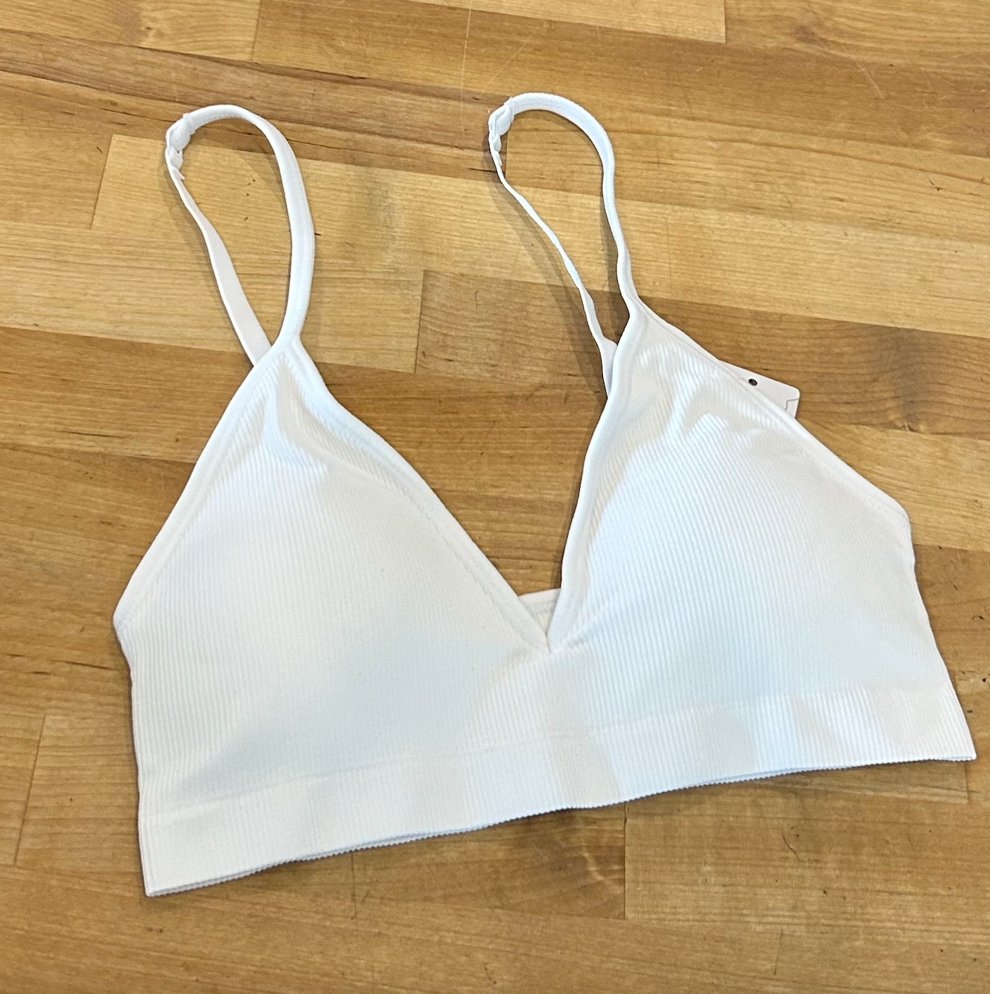 ANEMONE RIBBED BRALETTE