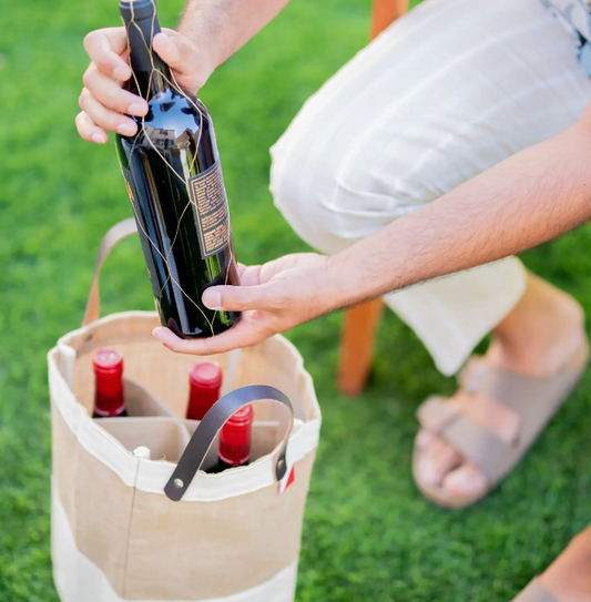 SHOREBAGS BODEGA 4-BOTTLE WINE CARRIER
