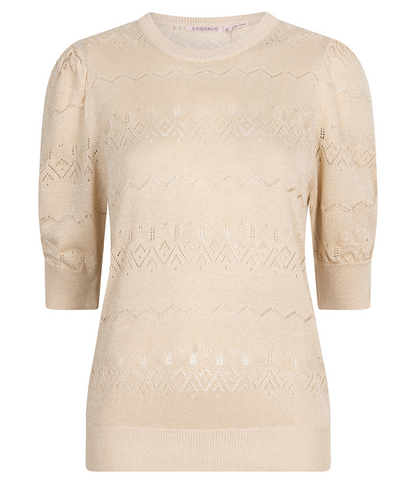 ESQUALO GOLD LUREX SWEATER