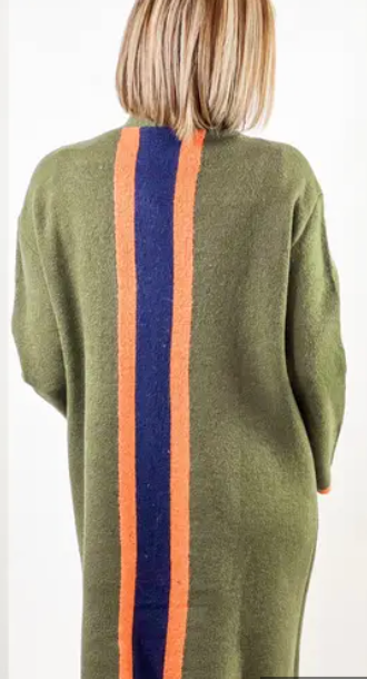 THML SUPER STRIPE CARDIGAN