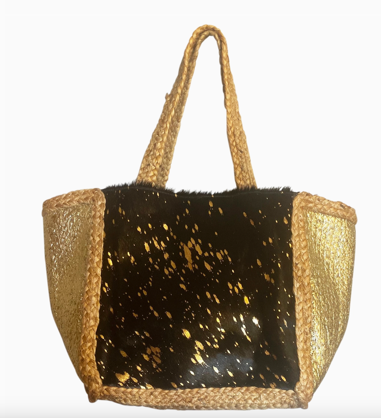 CHLOE & LEX HIDE BEACH TOTE