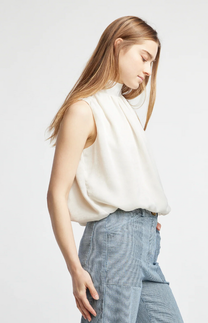 SELF CONTRAST CORA BLOUSE
