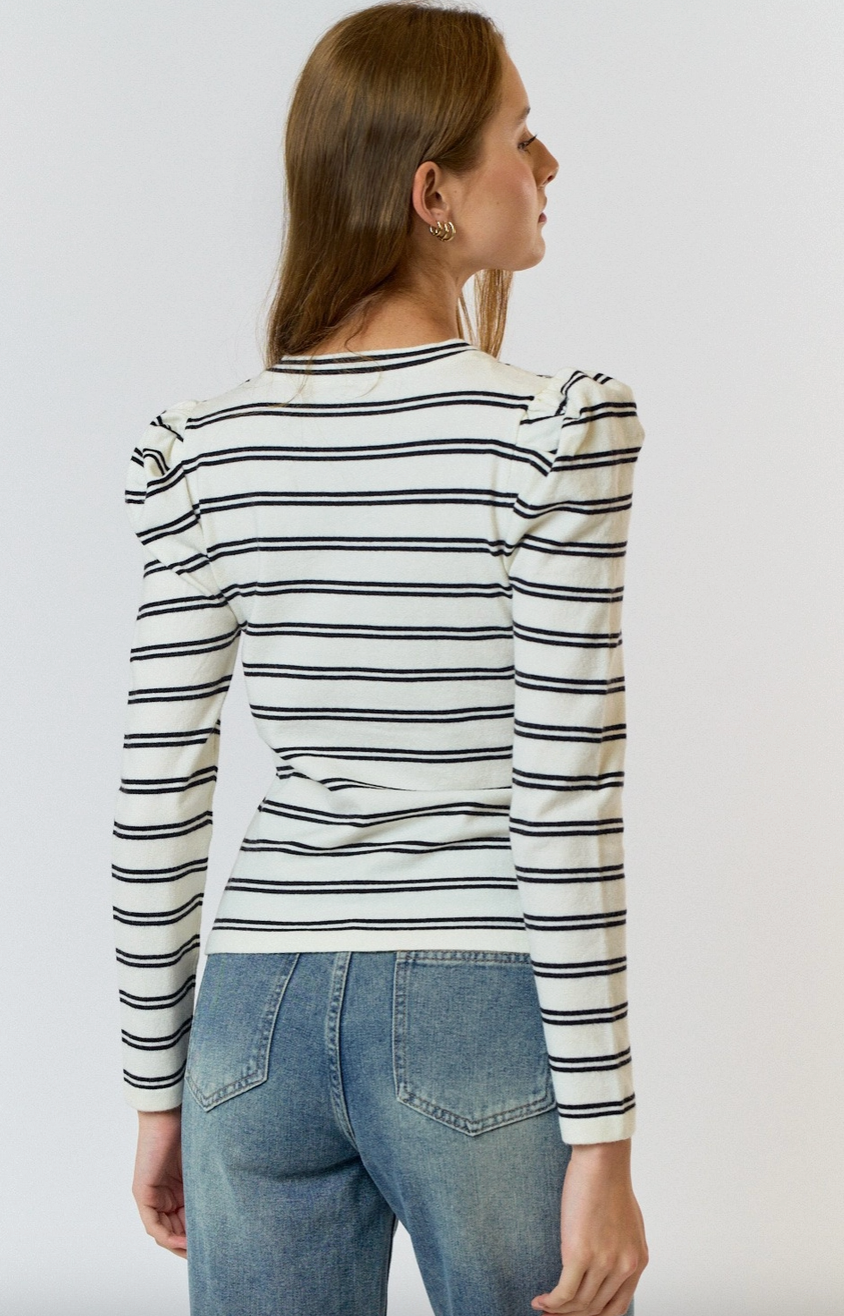 LALAVON LISA STRIPED TOP