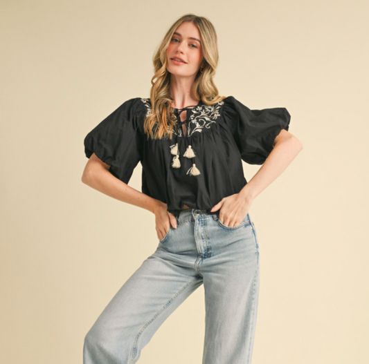 &MERCI BUBBLE BETTY TOP