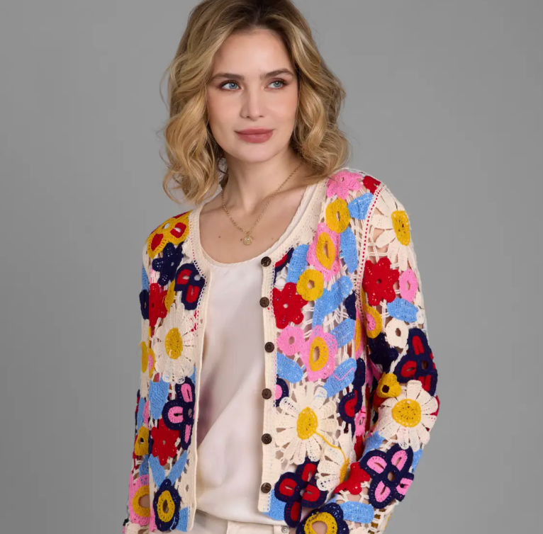SAACHI RAINBOW FLOWER JACKET