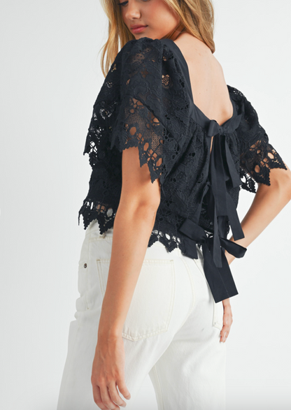 MABLE CROCHET DARLING TOP