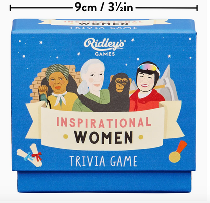 CHRONICLE BOOKS INSPIRATIONAL WOMEN TRIVIA GAME