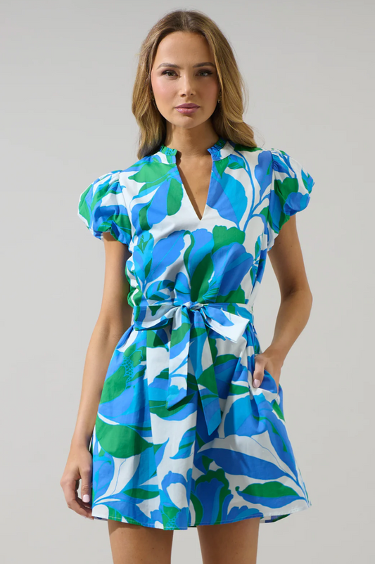 SUGARLIPS PANSIE SHIFT MINI DRESS