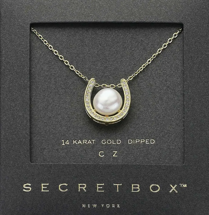 SECRET BOX HORSESHOE NECKLACE