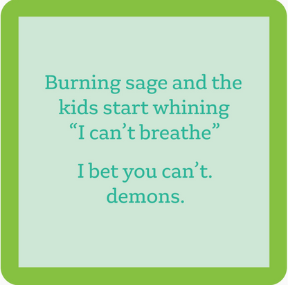 DRINKS ON ME COASTERS