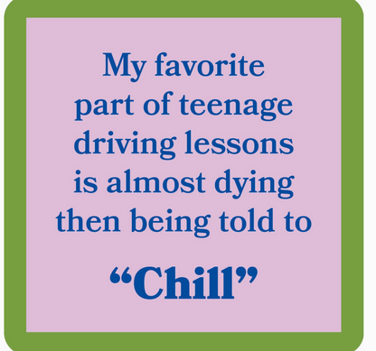 DRINKS ON ME COASTERS