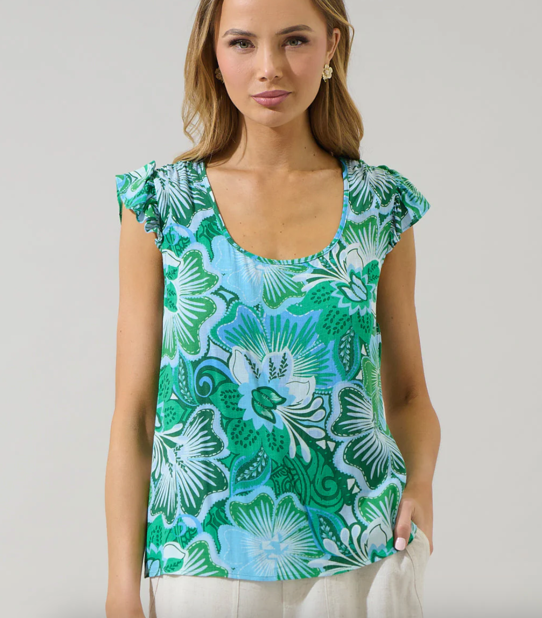 SUGARLIPS TANTI FLORAL TOP