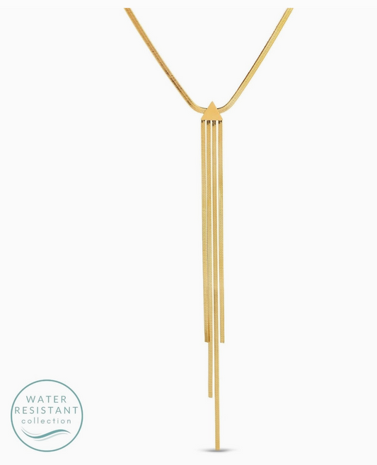 SPLENDID IRIS SNAKE CHAIN NECKLACE
