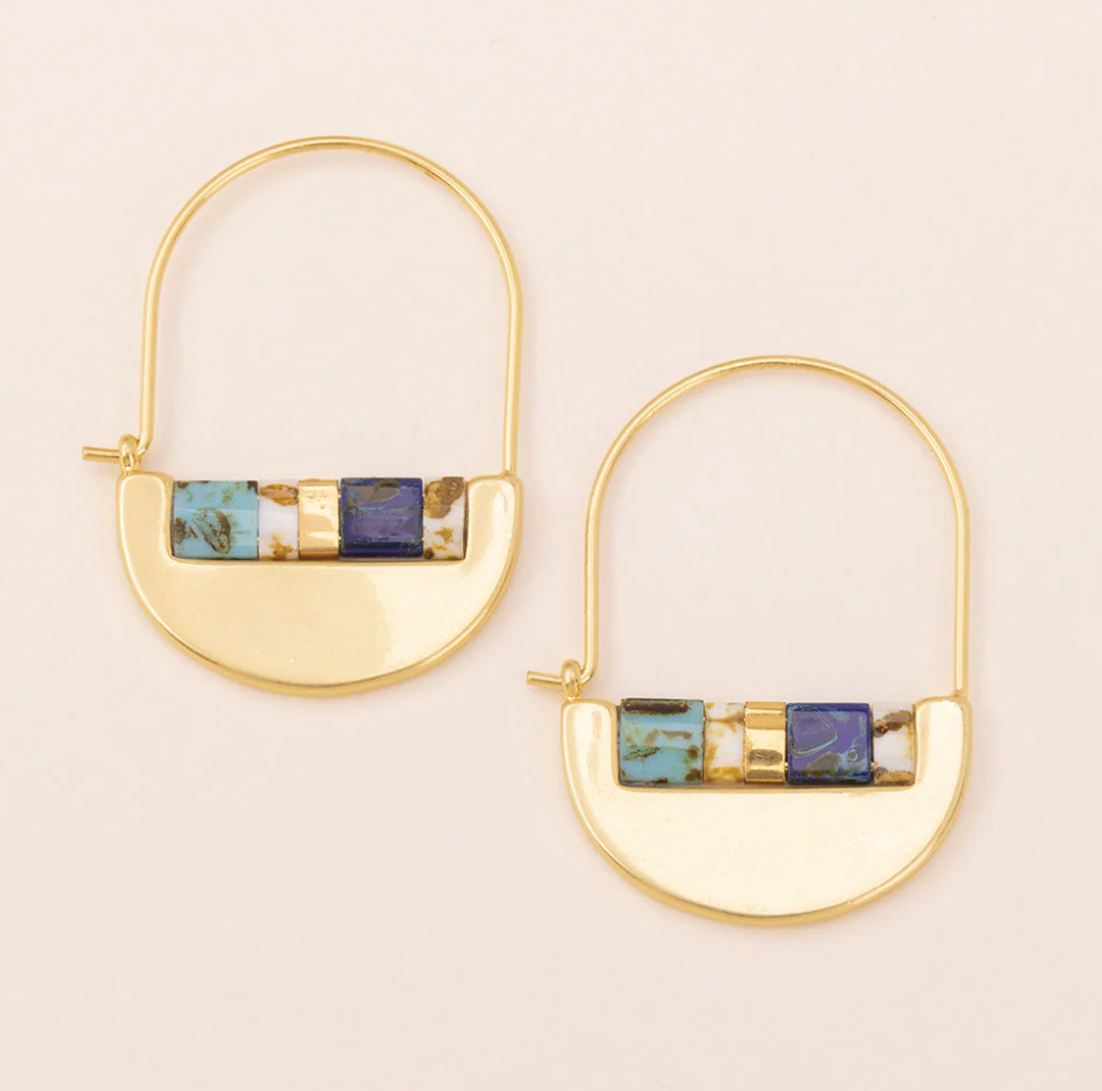 SCOUT CRESCENT HOOP EARRING