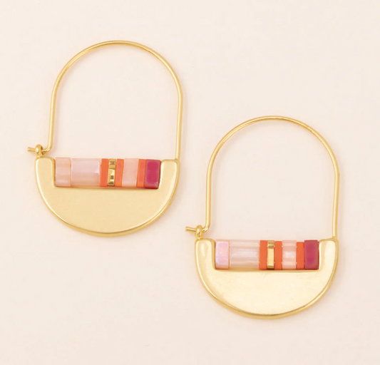 SCOUT CRESCENT HOOP EARRING