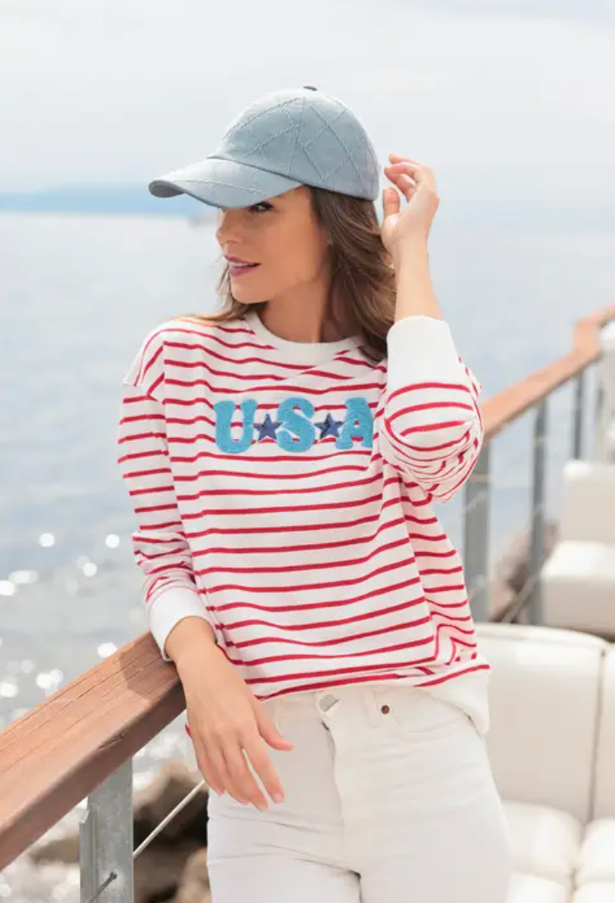 SHIRALEAH KARINTHA SWEATSHIRT