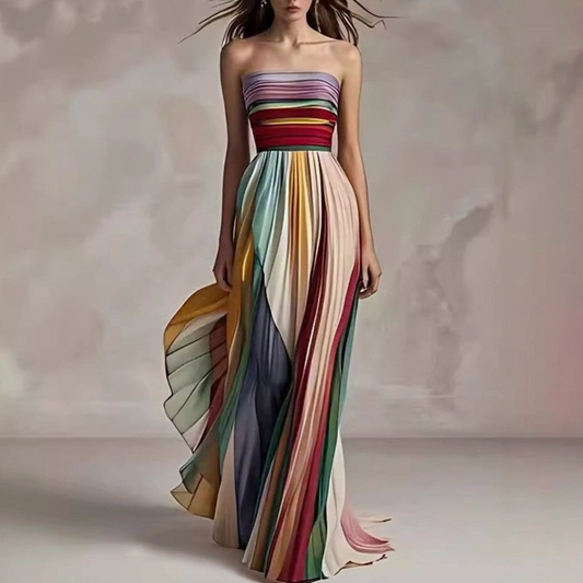 SHEERTREND RAINBOW DRESS