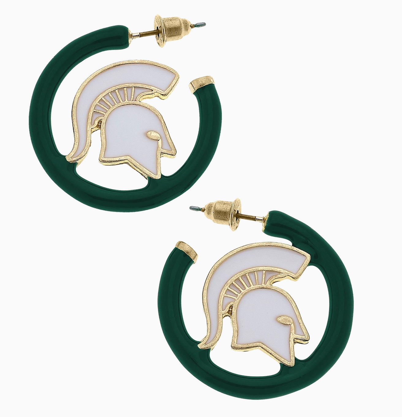 CANVAS STYLE GO GREEN EARRINGS