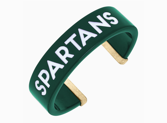 CANVAS STYLE MSU CUFF BRACELET