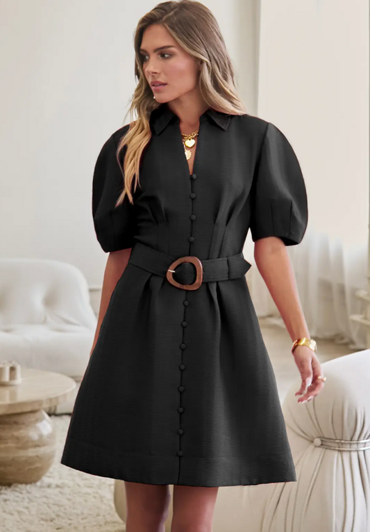CURRENT AIR BETTY BUTTON DOWN DRESS