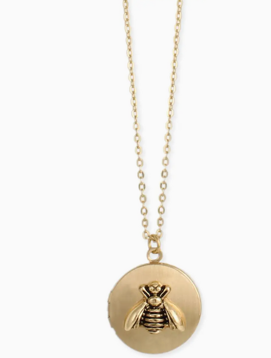 ZAD BUZZ BEE LOCKET NECKLACE