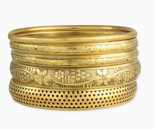 ZAD GOLD BANGLE SET