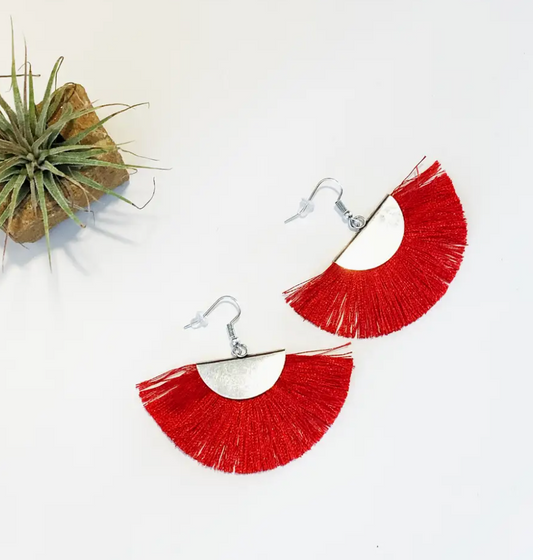 FUNKY MONKEY CORA FRINGE EARRNGS
