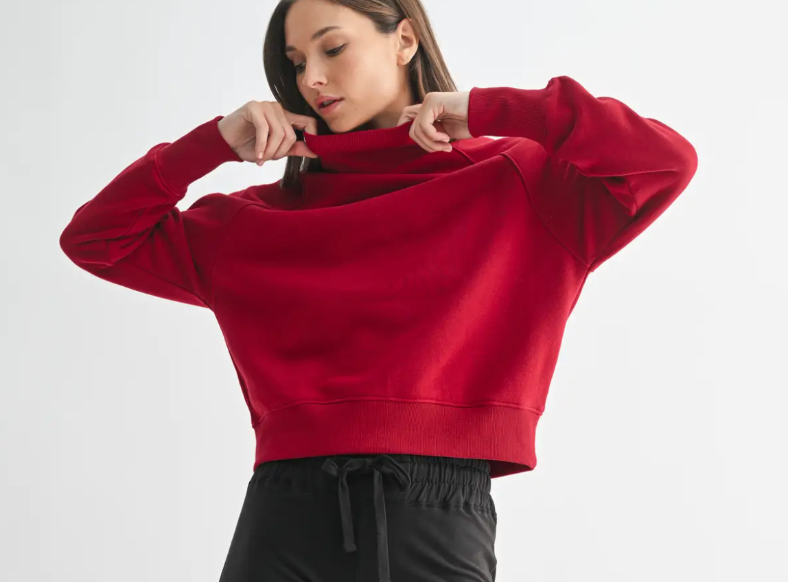 MONO B TALIA RAGLAN TOP