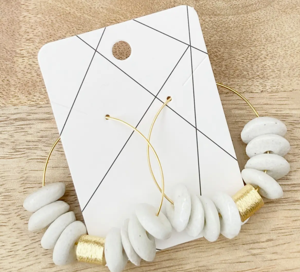 GENTRY BY JENNA ALICE GLASS BEAD EARING