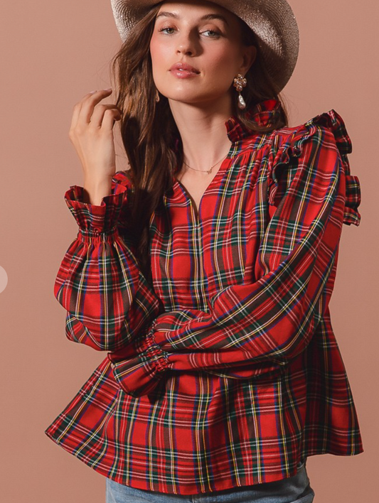 SO ME HOLLY SMOCKED TOP