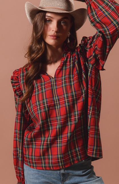 SO ME HOLLY SMOCKED TOP