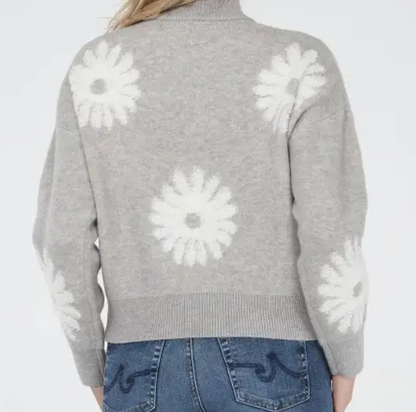 RAIN+ROSE DAISY HUG ZIP UP