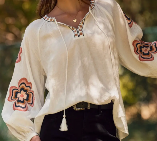 ODDI KAITLYN BOHO BLOUSE