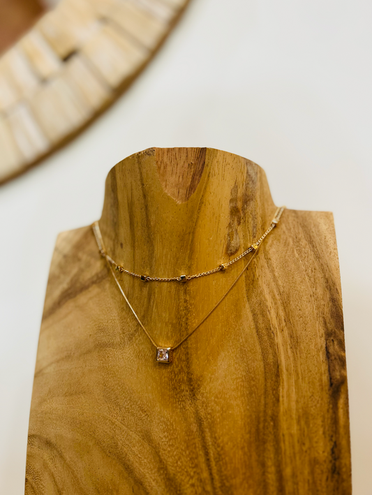 LOU & CO BOX NECKLACE