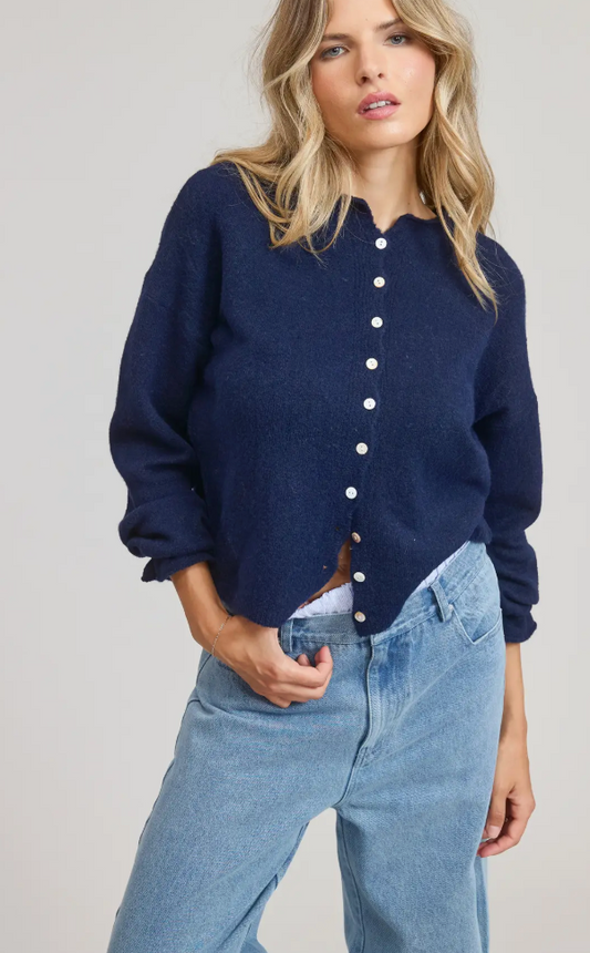 MIMOSA EVERYDAY NAVY CARDIGAN
