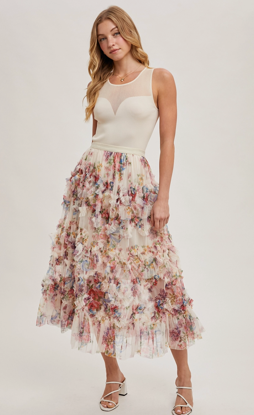 BLUIVY SUNDAY BEST RUFFLE SKIRT