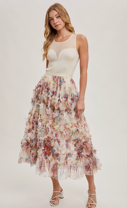 BLUIVY SUNDAY BEST RUFFLE SKIRT