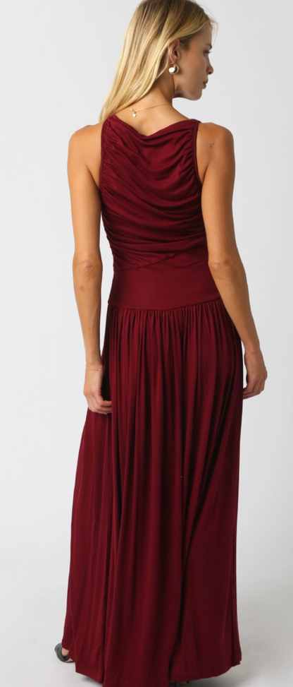 OLIVACEOUS CABERNET KISS DRESS
