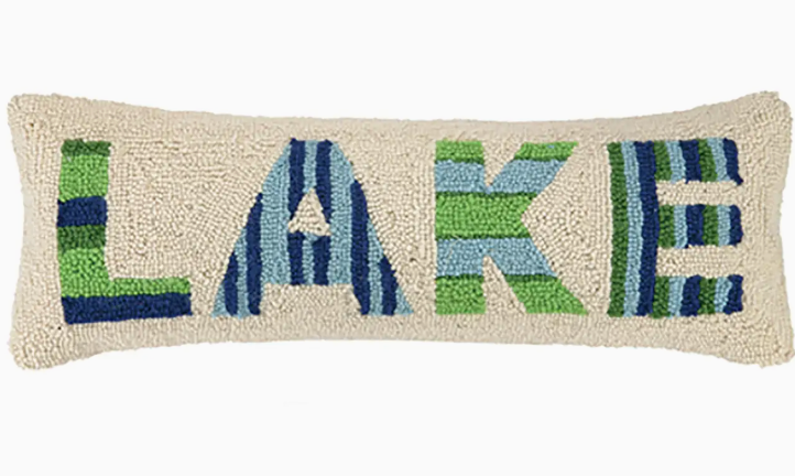 PEKING HANDICRAFT LAKE HOOK PILLOW