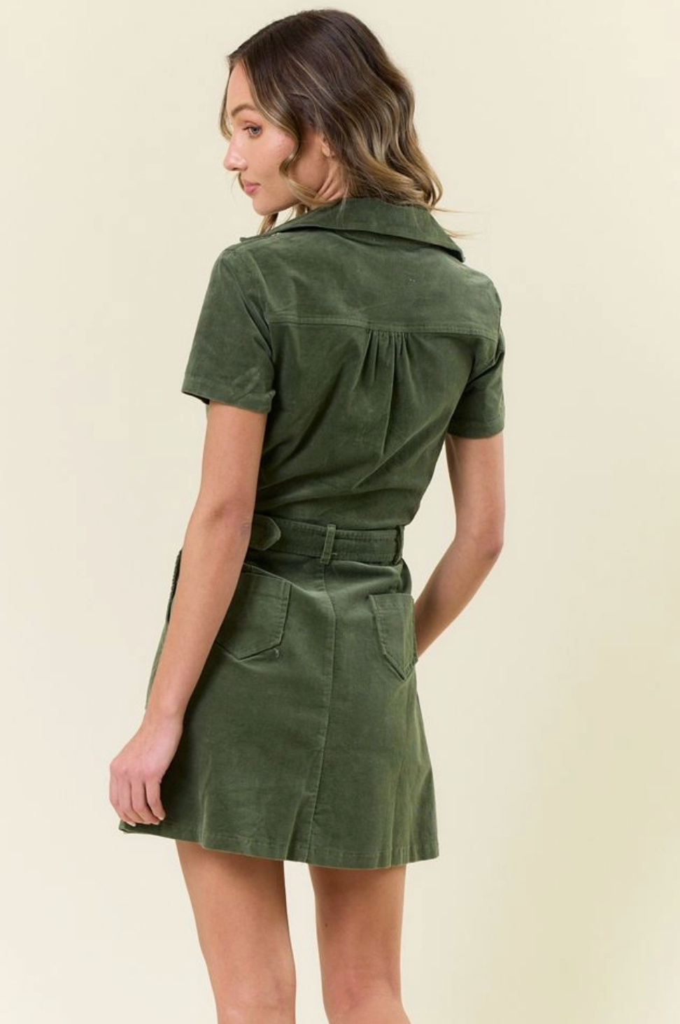 SAINTS & HEARTS CONNIE CORDUROY DRESS