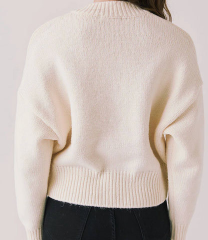 CHASER THE CLOUD ZIP CARDIGAN