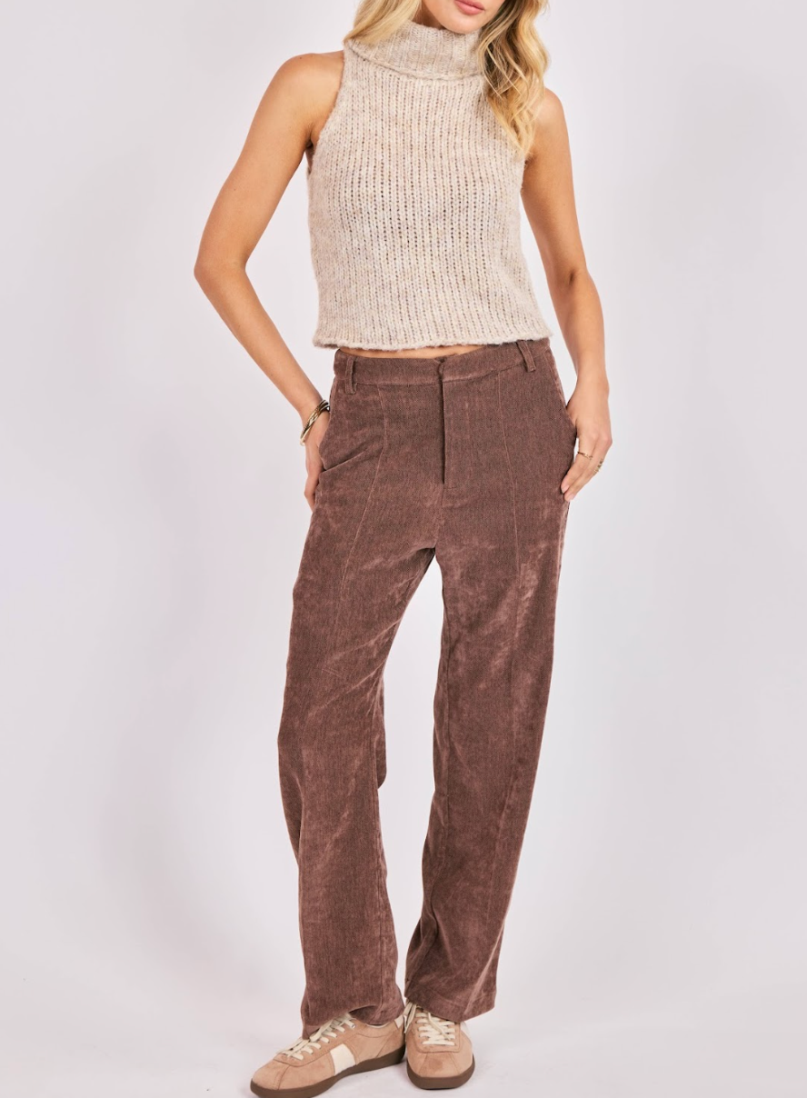 SADIE & SAGE BARE KNIT SWEATER