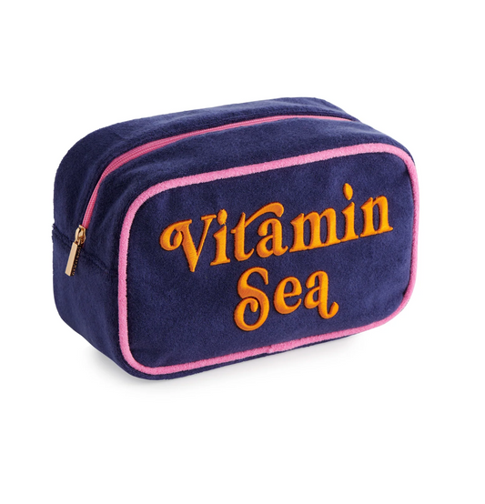 SHIRALEAH VITAMIN SEA COSMETIC BAG