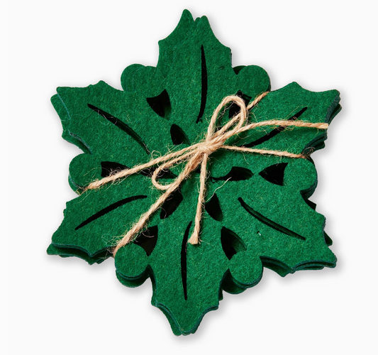 TAG SNOWFLAKE COASTERS