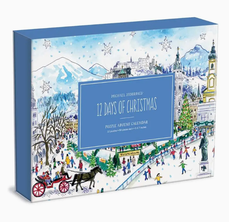 CHRONICLE BOOKS 12 DAYS OF XMAS PUZZLE