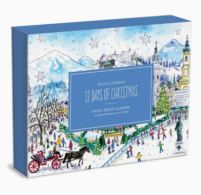 CHRONICLE BOOKS 12 DAYS OF XMAS PUZZLE