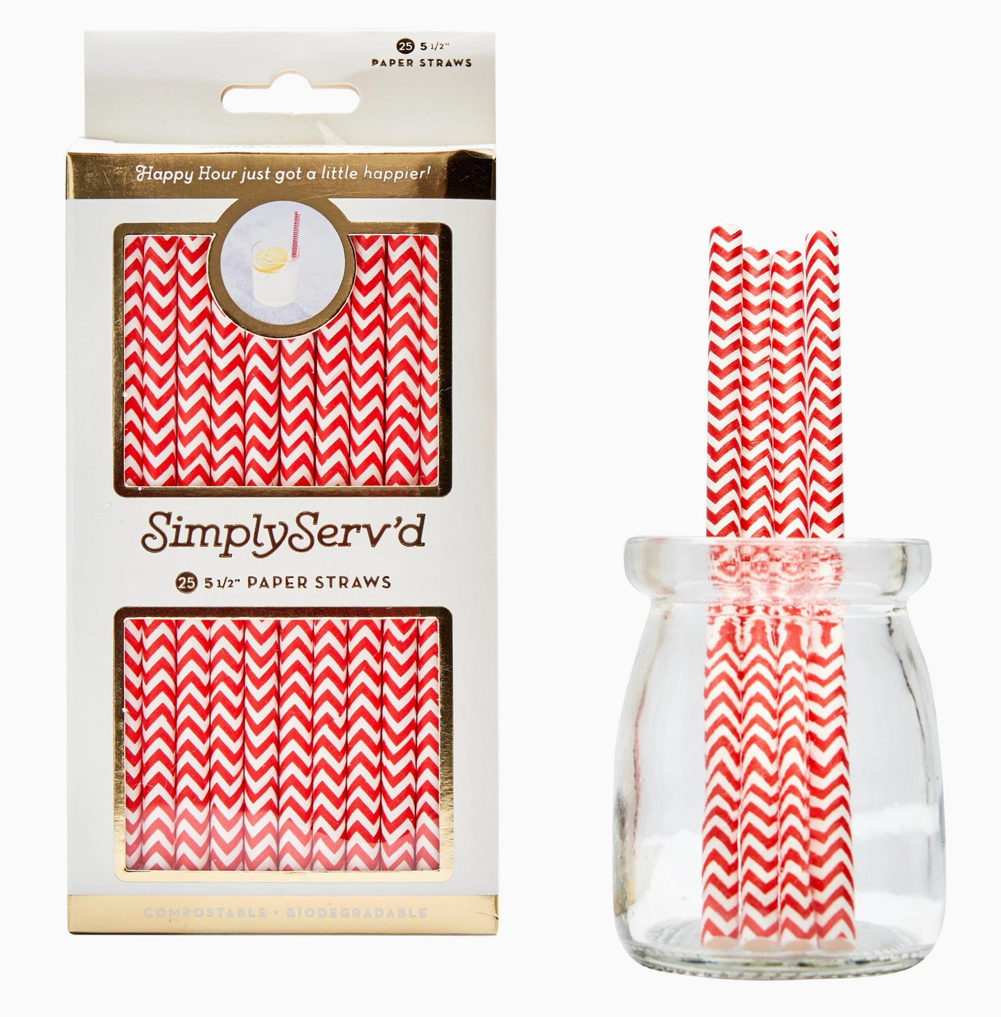 SOPHISTIPLATE CHRISTMAS SPIRIT STRAWS